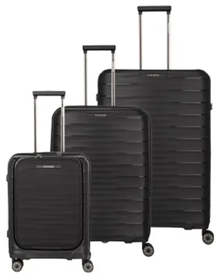 Image de Travelite Mooby - Ensemble de valises à 4 roulettes, 3 pièces (noir)