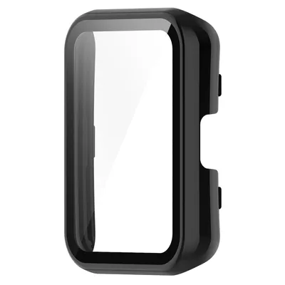 Obrázok produktu pre Celoplošné galvanické pokovovanie TPU puzdro na hodinky čierne pre Huawei Watch Fit 2 Cover