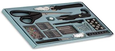 Immagine prodotto di Solidchoice - Set da cucito per principianti, 143 pezzi, con forbici universali e accessori da cucito