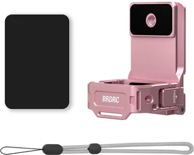 Image de Pour Osmo Pocket 3 : support magnétique et adaptateur de clip arrière extensible, rose