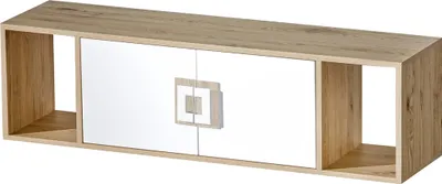 Obrázok produktu pre Minio, nástenná skrinka 120 cm, "Nimes", svetlý dub / biela farba