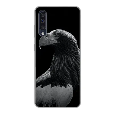 Produktbild von MuchoWow® Handyhülle Schutzhülle Hülle für Samsung Galaxy A30s Adler - Nahaufnahme - Schnabel Silikon Softcase Handy Hülle - Karteninhaber