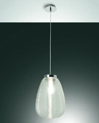 Produktbild von Fabas Luce Hängeleuchte Cora Transparent Oval