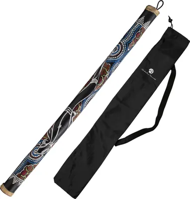 Image de Faiseur de pluie 80cm peint - avec housse - instrument sonore