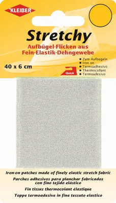 Produktbild von KLEIBER Stretchy-Bügel-Flicken 400 x 60 mm hellgrau