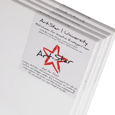 Produktbild von 4x ART-STAR LEINWAND | 40x80 cm, 100% Baumwolle | auf Keilrahmen
