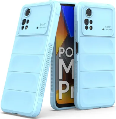 Produktbild von Xiaomi Poco M4 Pro 4G Hülle, Weich TPU Silikon Stossfest Anti-rutsch Schutzhülle für Xiaomi Poco M4 Pro 4G Blau