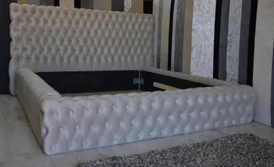 Produktbild von Chesterfield Design Polster Englisches Doppelbett Beige 140/160/180x200 Betten