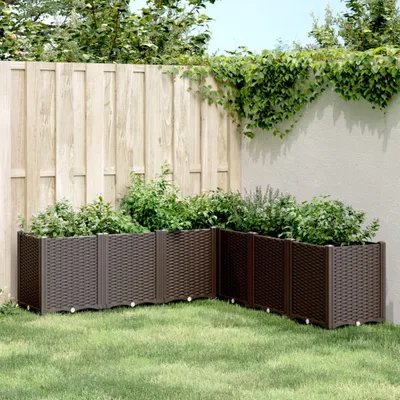 Produktbild von Möbel Pflanzkübel Braun 160x160x53 cm PP - Beete &23018