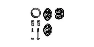 Produktbild von HJS 82 41 7436 Montagesatz Auspuffanlage Abgasanlage für DAIHATSU SIRION (M3)