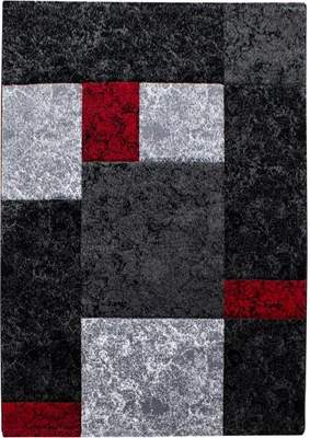 Image de CARARELLE tapis tissé pour salon et chambre à coucher à motifs géométriques