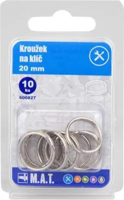 Obrázek produktu pro kroužek na klíč 20mm Ni    (10ks)