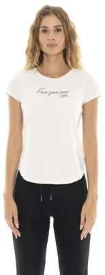 Produktbild von „Entspanntes“ Damen-Kurzarm-T-Shirt