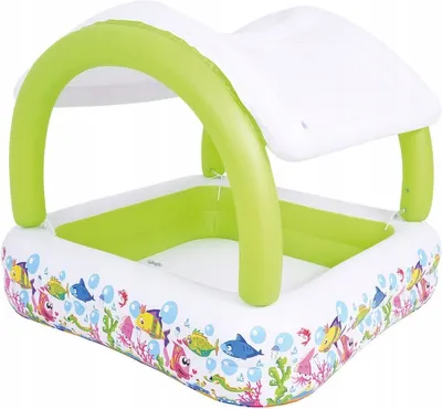 Produktbild von Kinderbecken mit Überdachung 143x143x123cm 51016