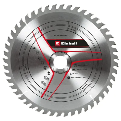 Immagine prodotto di Disco Lama Circolare Widia Per Legno Per Troncatrice - ø mm.250 - 48 denti - foro ø mm.30 - sp. mm.3,2