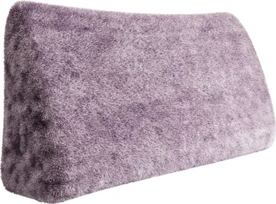 Produktbild von Großes ergonomisches Kopfteilkissen aus Plüsch, Lesekissen, Keilkissen, Rückenkissen, Ruhekissen, Dekokissen