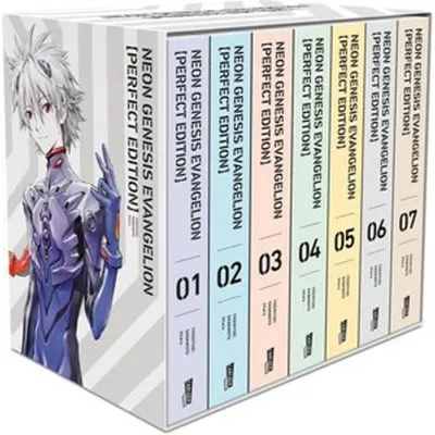 Immagine prodotto di Neon Genesis Evangelion - Perfect Edition, Bände 1-7 im Sammelschuber mit Extras
