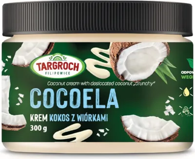 Zdjęcie produktu dla Krem kokosowy z wiórkami Crunchy 300g TAR-GROCH