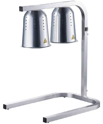 Produktbild von Doppel-Buffetwärmelampe - 0,5 kW - 360x480x605mm