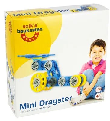 Immagine prodotto di Klocki Volk - Set di costruzione Mini Dragster 38 el.