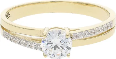 Produktbild von JuwelmaLux Ring 333 Gold mit Zirkonia JL39-07-0368 Größe 58