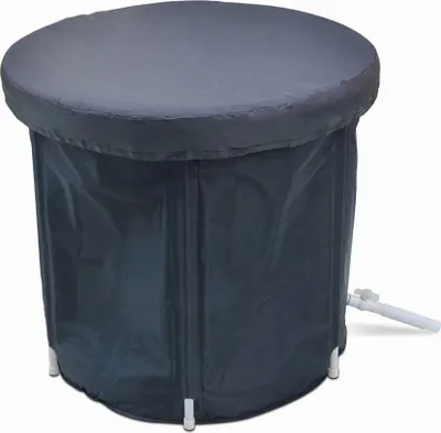 Obrázok produktu pre Skladacia prenosná nafukovacia vaňa 75 x 75 cm čierna