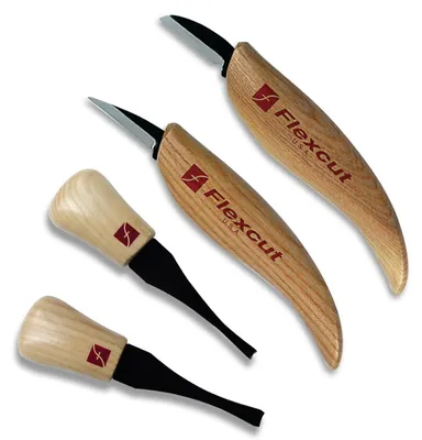 Immagine prodotto di Set di utensili per lavori in legno, composto da scalpelli e coltelli