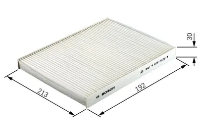 Produktbild von Bosch Filter, Innenraumluft  1 987 432 190