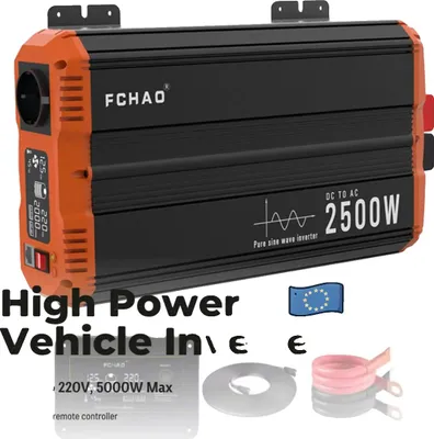 Obrázek produktu pro Měnič napětí, trvalý výkon 2500 W, špičkový výkon 5000 W, 2500 W při 24 V