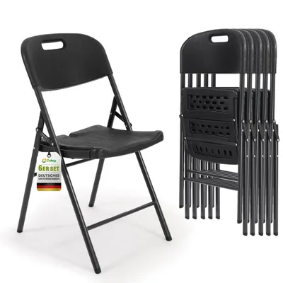 Produktbild von Sekey Klappstuhl 6er Set Klappstühle Campingstuhl Gartenstuhl bis 150KG