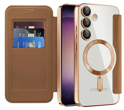 Obrázek produktu pro Techsuit – pouzdro SmartMag Book pro Samsung Galaxy S23 – hnědé