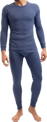 Produktbild von MT Herren Ski- & Thermowäsche Set - Lange Unterwäsche Weiche Innenseite - Blau L