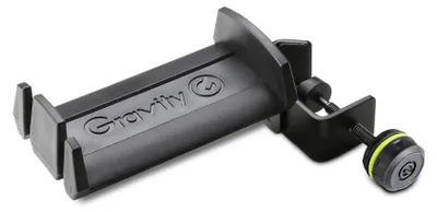 Zdjęcie produktu dla Uchwyt na słuchawki statyw mikrofonowy - Stal - Czarny - Na 1-2 słuchawki - 100 mm