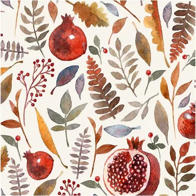 Produktbild von Motivserviette 25x25cm - Pomegranate 3-lagig 20Stk.