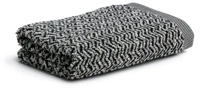 Productafbeelding van MÖVE Brooklyn, Zwart, Naturel, Patroon, Katoen, Beddengoed, Viscose, 50 x 100 cm, Machinewasbaar, Duitsland