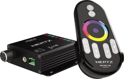 Produktbild von Hertz HM RGB 1 BK | RGB Controller für die Marine HMX Lautsprecher mit eingebauter RGB Beleuchtung