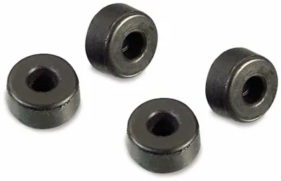 Produktbild von Gehäusefüße, Ø 25 mm, Höhe 10 mm. 4 Stück
