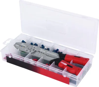 Produktbild von KS TOOLS Crimpzangen-Set 115.1230 Stahl 560g