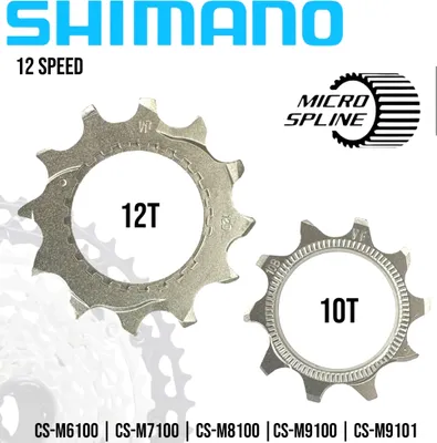 Produktbild von Shimano Deore SLX XT XTR MTB Ebike Micro Spline Kassetten Verschleiß Ersatz Ritzel Set 10 &12 Z