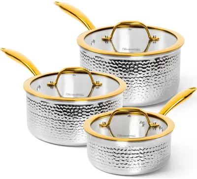 Produktbild von MICHELANGELO Stielkasserollen-Set, Edelstahl