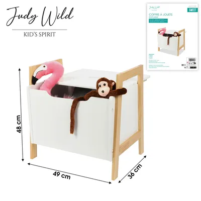 Produktbild von Judy Wild stapelbare Kinder Spielzeugkiste Aufbewahrungskiste151156