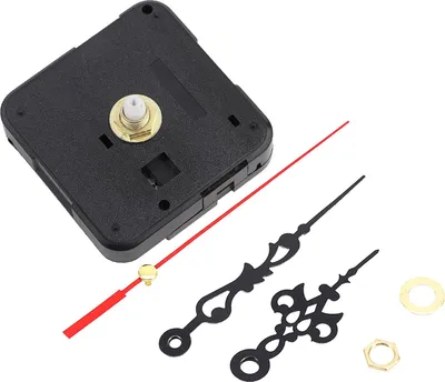 Image de Mécanisme noir de bricolage, mouvement à quartz, pièces, kit d'outils de réparation de rechange