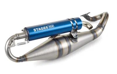 Produktbild von STAGE6 PRO REPLICA MK2 BLAUER AUSPUFF FüR YAMAHA AEROX / MBK NITRO / MALAGUTI F12 50.
