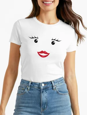 Produktbild von Damen T-Shirt Milch und Schokolade Kostüm Partner Pärchen Kostüm Fasching Karneval Slim Fit Moonworks®