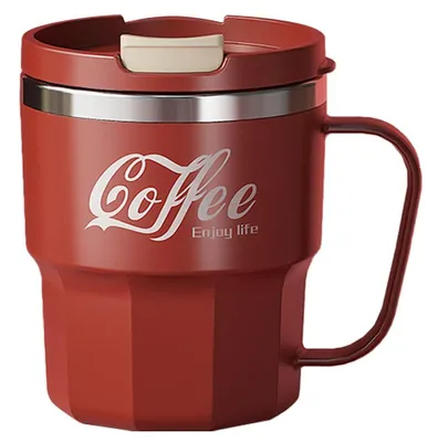Edelstahl-Kaffeebecher 400 ml, auslaufsicher, doppelwandig