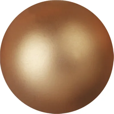 Obrázok produktu pre Dekoračná guľa 3,5 cm, medená, kovová 48x