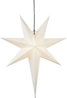 Produktbild von Star Trading 231-90, Leichte Dekorationsfigur, Weiß, Papier, Ambiente, IP20, Stern