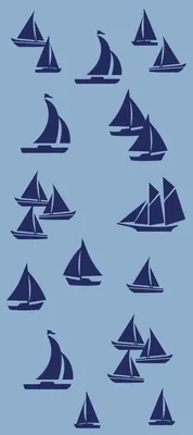 Produktbild von Cawö Strandtuch Beach 5570 Segelboote  80 x 180 cm Blau 100% baumwolle