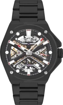Produktbild von Herrenuhr SLAZENGER SL.09.2264.1.05 Black Fashion Skeleton.