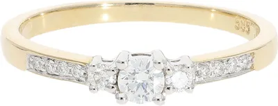 Produktbild von Ring Gold 585 Brillanten JL10-07-0137 JuwelmaLux Größe 52